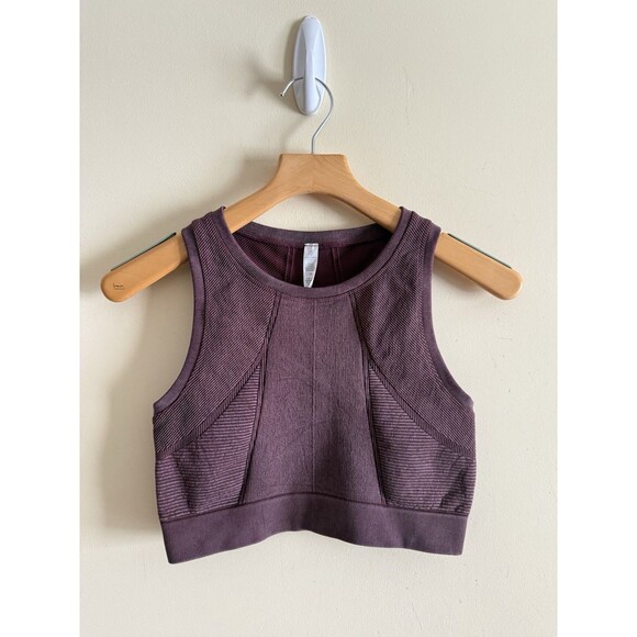 Aerie OFFLINE Seamless Athletic Tank Top‎ Crop Top Size Large - Picture 1 of 3